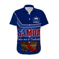 Personalised Samoa Independence Day Hawaiian Shirt Kava And Ula Fala - Sail With Faith - Wonder Print Shop