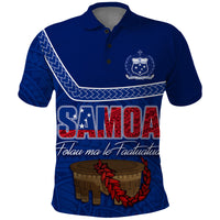 Custom Samoa Polo Shirt Independence Day Kava And Ula Fala Sail With Faith - Wonder Print Shop