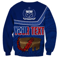 Personalised Samoa Independence Day Sweatshirt Kava And Ula Fala - Sail With Faith - Wonder Print Shop