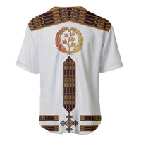 Eritrea Baseball Jersey Tilet Habesha Style - White LT7 - Wonder Print Shop