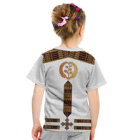 Eritrea Kid T Shirt Tilet Habesha Style - White - Wonder Print Shop