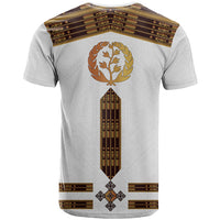 Eritrea T Shirt Tilet Habesha Style White - Wonder Print Shop