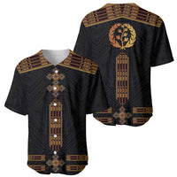 Eritrea Baseball Jersey Tilet Habesha Style - Black LT7 - Wonder Print Shop