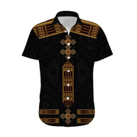 Eritrea Hawaiian Shirt Tilet Habesha Style - Black - Wonder Print Shop