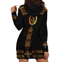 Eritrea Hoodie Dress Tilet Habesha Style - Black - Wonder Print Shop