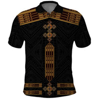 Eritrea Polo Shirt Tilet Habesha Style Black - Wonder Print Shop