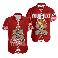 Personalised Tonga Rugby Hawaiian Shirt Mate Ma'a Tonga Independence Day - Wonder Print Shop