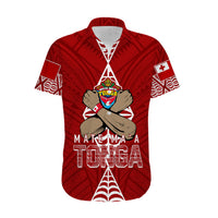 Personalised Tonga Rugby Hawaiian Shirt Mate Ma'a Tonga Independence Day - Wonder Print Shop