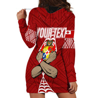 Personalised Tonga Rugby Hoodie Dress Mate Ma'a Tonga Independence Day - Wonder Print Shop