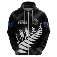 Custom New Zealand Football Ferns Hoodie Women World Cup 2023 Sporty Vibes - Wonder Print Shop