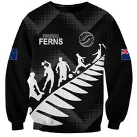 Personalised New Zealand Football Ferns Sweatshirt Women World Cup 2023 Sporty Vibes - Wonder Print Shop