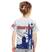 Personalised Puerto Rico Baseball 2023 El Morro Silhouette T Shirt KID - Wonder Print Shop