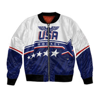 USA Ice Hockey Championship 2023 Star Eagle Bomber Jacket - Wonder Print Shop