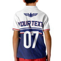 USA Ice Hockey Championship 2023 Star Eagle Polo Shirt for Kid - Wonder Print Shop