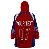 Czech Republic Ice Hockey Championship 2023 Lions Wearable Blanket Hoodie - Wonder Print Shop