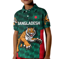 Custom Bangladesh Cricket Polo Shirt for Kid Special Style The Tigers LT8 - Wonder Print Shop