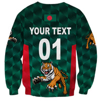 (Custom Personalised) Bangladesh Cricket Sweatshirt Special Style The Tigers LT8 - Wonder Print Shop