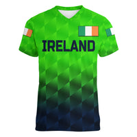 (Custom Personalised) Ireland Cricket Women V Neck T Shirt Unique Style LT8 - Wonder Print Shop