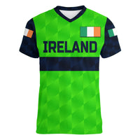 (Custom Personalised) Ireland Cricket Women V Neck T Shirt Special Style LT8 - Wonder Print Shop