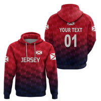 Custom The Bailiwick of Jersey CrickeHoodie Unique Style Red NO.1 LT8 - Wonder Print Shop