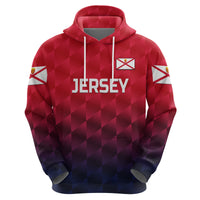 Custom The Bailiwick of Jersey CrickeHoodie Unique Style Red NO.1 LT8 - Wonder Print Shop