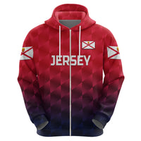 Custom The Bailiwick of Jersey CrickeHoodie Unique Style Red NO.1 LT8 - Wonder Print Shop