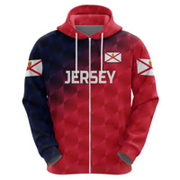 Custom The Bailiwick of Jersey CrickeHoodie Unique Style Red NO.2 LT8 - Wonder Print Shop