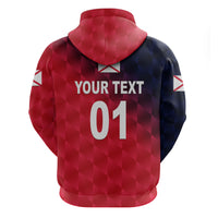 Custom The Bailiwick of Jersey CrickeHoodie Unique Style Red NO.2 LT8 - Wonder Print Shop