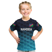 (Custom Personalised) Namibia Cricket Kid T Shirt Unique Style - Blue LT8 - Wonder Print Shop