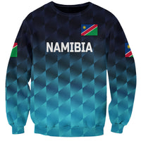(Custom Personalised) Namibia Cricket Sweatshirt Unique Style - Blue LT8 - Wonder Print Shop