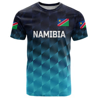Custom Namibia Cricket T Shirt Unique Style Blue LT8 - Wonder Print Shop