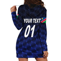 (Custom Personalised) Namibia Cricket Hoodie Dress Unique Style - Navy LT8 - Wonder Print Shop