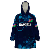 (Custom Personalised) Namibia Cricket Wearable Blanket Hoodie Special Style LT8 - Wonder Print Shop