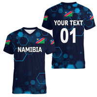 (Custom Personalised) Namibia Cricket Women V Neck T Shirt Special Style LT8 - Wonder Print Shop