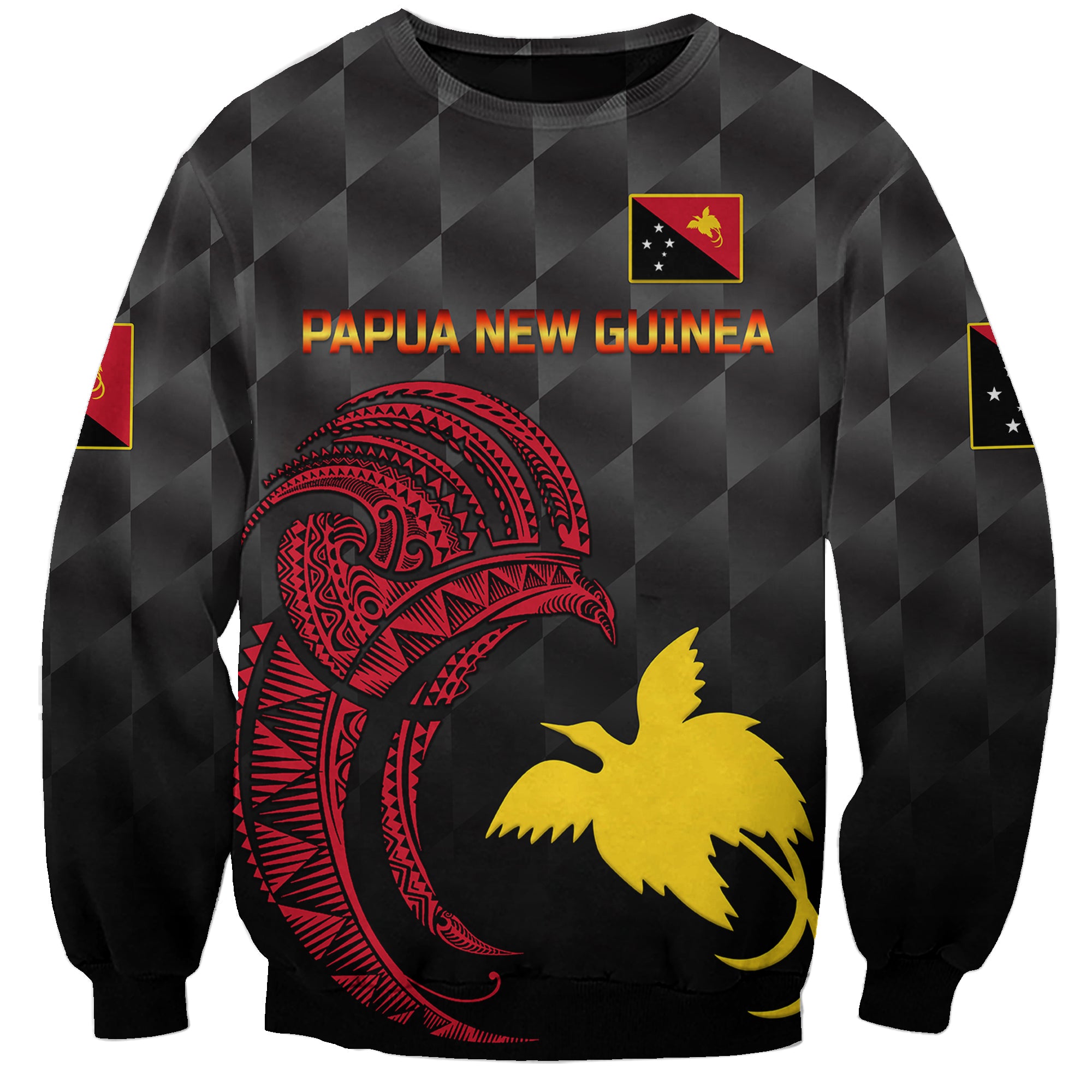 custom-personalised-papua-new-guinea-barramundis-cricket-sweatshirt-birds-of-paradise-paradisaea-raggiana-original-black