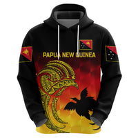 Custom Papua New Guinea Barramundis CrickeHoodie Birds Of Paradise Paradisaea Raggiana Original Gradient Flag Vibes LT8 - Wonder Print Shop