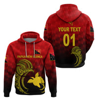 Custom Papua New Guinea Barramundis CrickeHoodie Birds Of Paradise Paradisaea Raggiana Original Red LT8 - Wonder Print Shop