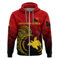 Custom Papua New Guinea Barramundis CrickeHoodie Birds Of Paradise Paradisaea Raggiana Original Red LT8 - Wonder Print Shop