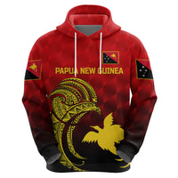 Custom Papua New Guinea Barramundis CrickeHoodie Birds Of Paradise Paradisaea Raggiana Original Red LT8 - Wonder Print Shop