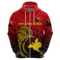Custom Papua New Guinea Barramundis CrickeHoodie Birds Of Paradise Paradisaea Raggiana Original Red LT8 - Wonder Print Shop