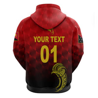 Custom Papua New Guinea Barramundis CrickeHoodie Birds Of Paradise Paradisaea Raggiana Original Red LT8 - Wonder Print Shop