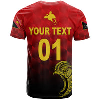 Custom Papua New Guinea Barramundis Cricket T Shirt Birds Of Paradise Paradisaea Raggiana Original Red LT8 - Wonder Print Shop