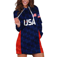 (Custom Personalised) United States National Cricket Hoodie Dress Team USA Cricket Navy LT8 - Wonder Print Shop