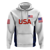 Custom United States National CrickeHoodie Team USA Cricket White LT8 - Wonder Print Shop