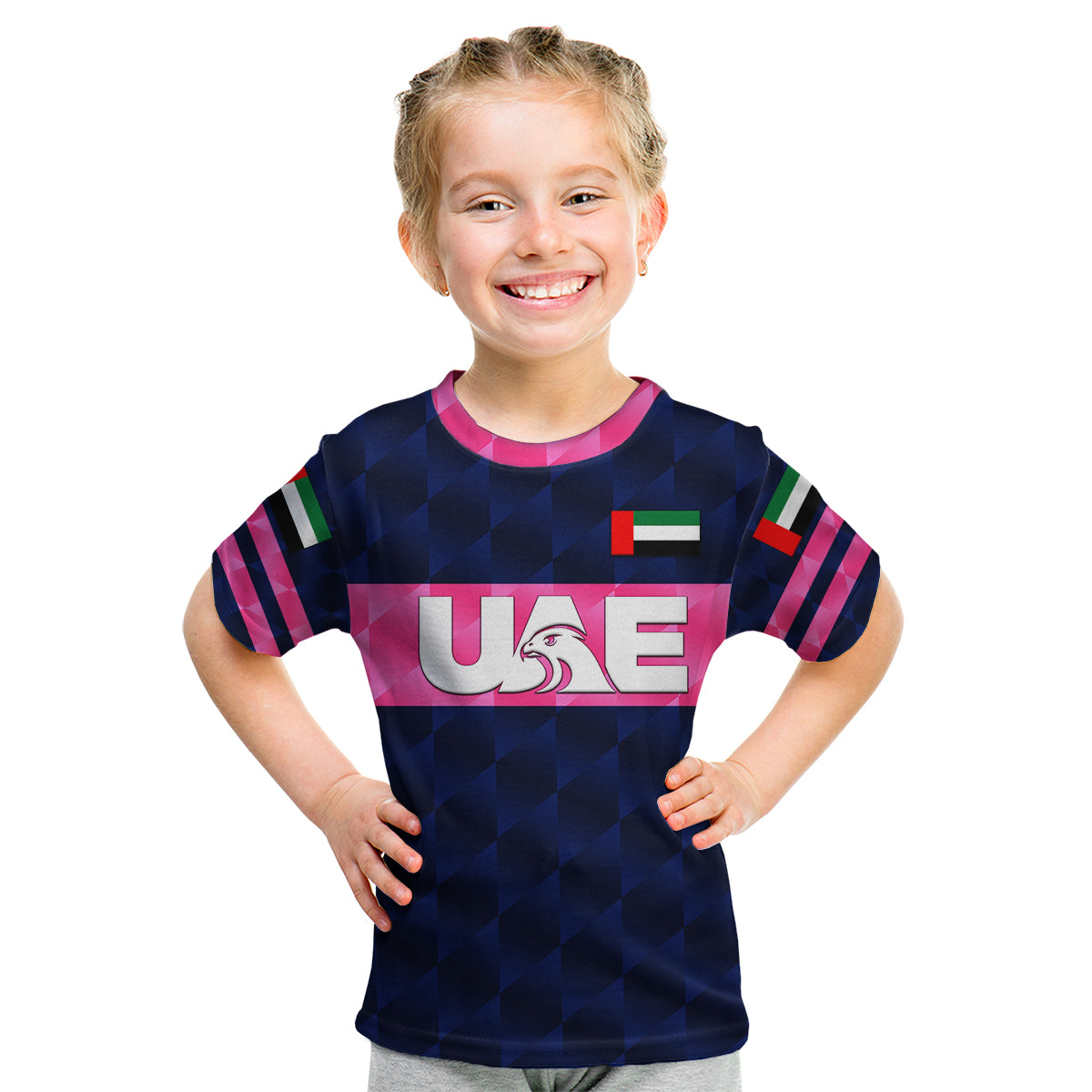 custom-personalised-united-arab-emirates-uae-cricket-kid-t-shirt-falcon-unique-navy