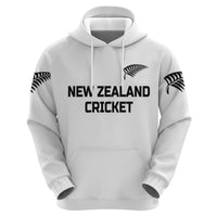 Custom New Zealand CrickeHoodie Silver Fern Unique White LT8 - Wonder Print Shop