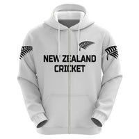 Custom New Zealand CrickeHoodie Silver Fern Unique White LT8 - Wonder Print Shop