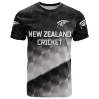 Custom New Zealand Cricket T Shirt Silver Fern Unique Gradient LT8 - Wonder Print Shop