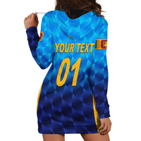 (Custom Personalised) Sri Lanka Cricket Hoodie Dress The Lions Unique - Gradient Blue LT8 - Wonder Print Shop