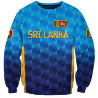 (Custom Personalised) Sri Lanka Cricket Sweatshirt The Lions Unique - Gradient Blue LT8 - Wonder Print Shop